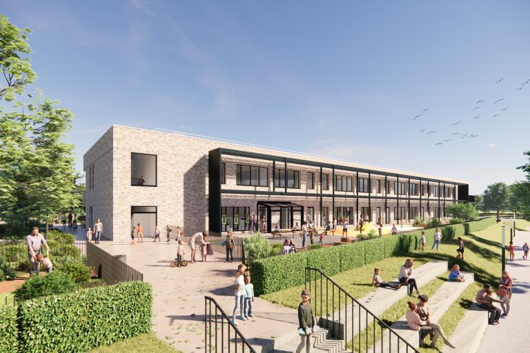 Artist Impression of Montgomerie Park Primary School in Irvine