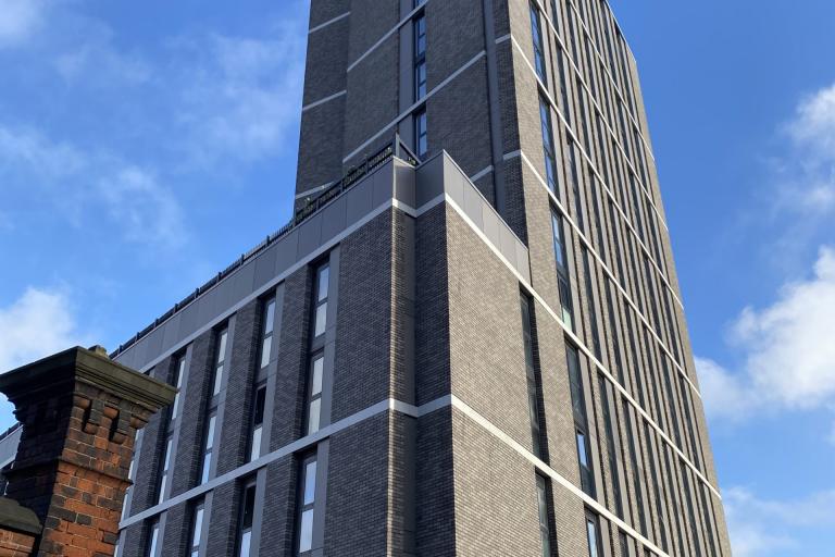 Robertson construction Hillside House student accommodation Dart Square Sheffield external 2