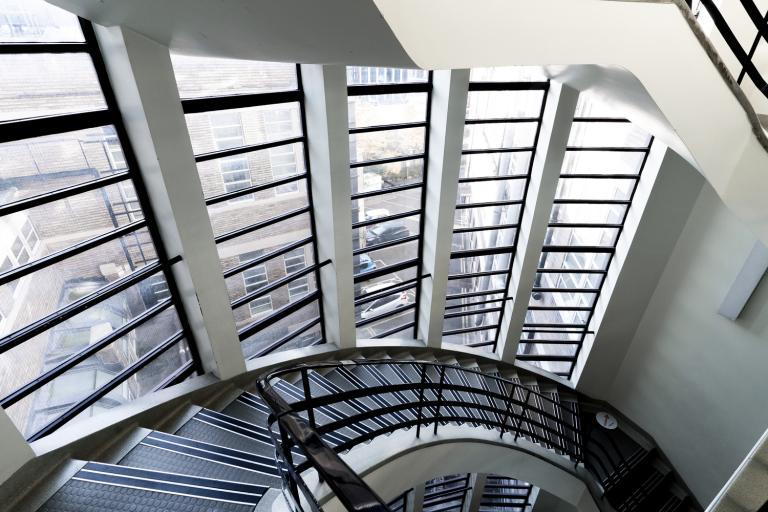Spiralling staircase