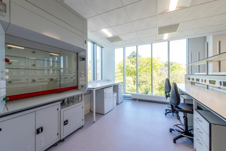 Laboratory interior