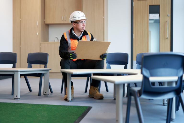 Site-based traineeships at Robertson Construction