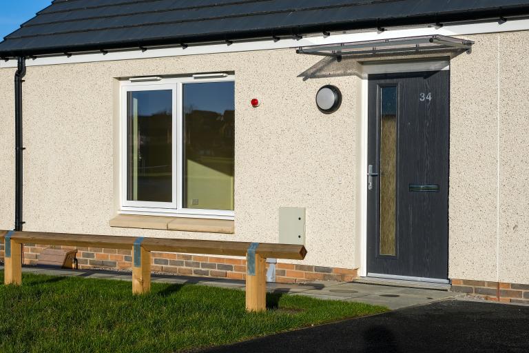 Pitcorthie affordable housing constructed by Robertson 