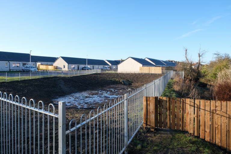 Pitcorthie affordable housing constructed by Robertson 