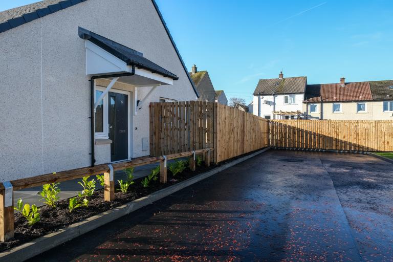 Pitcorthie affordable housing constructed by Robertson 