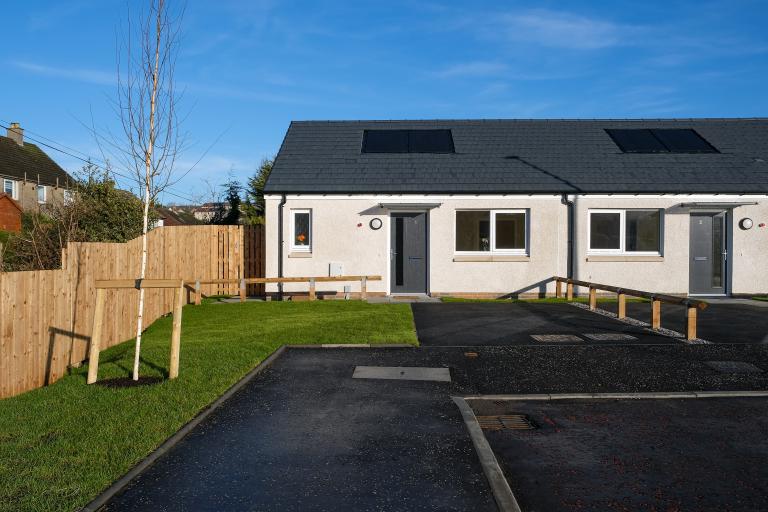 Pitcorthie affordable housing constructed by Robertson 