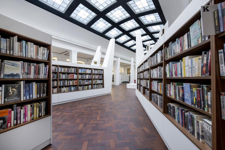 Interior of Bolton Central Library, delivered by Robertson Construction North West