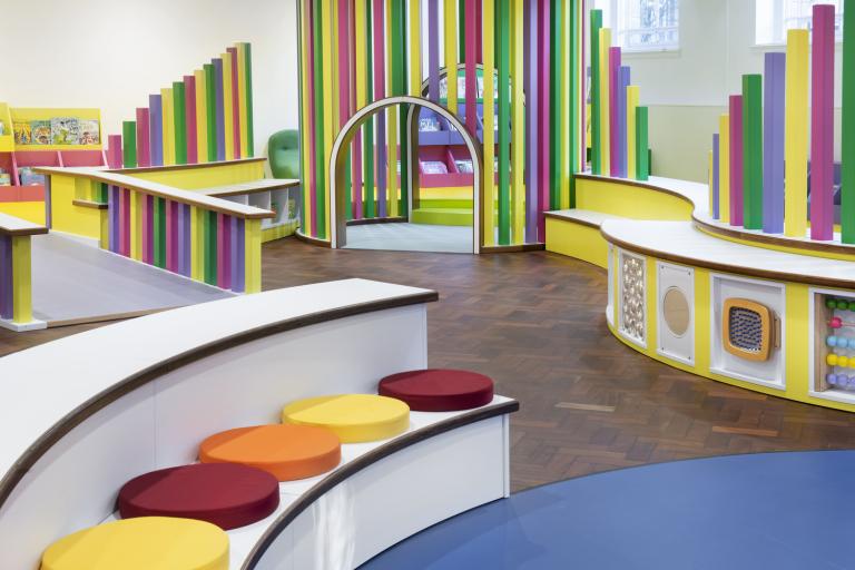 Interior of Bolton Central Library, delivered by Robertson Construction North West