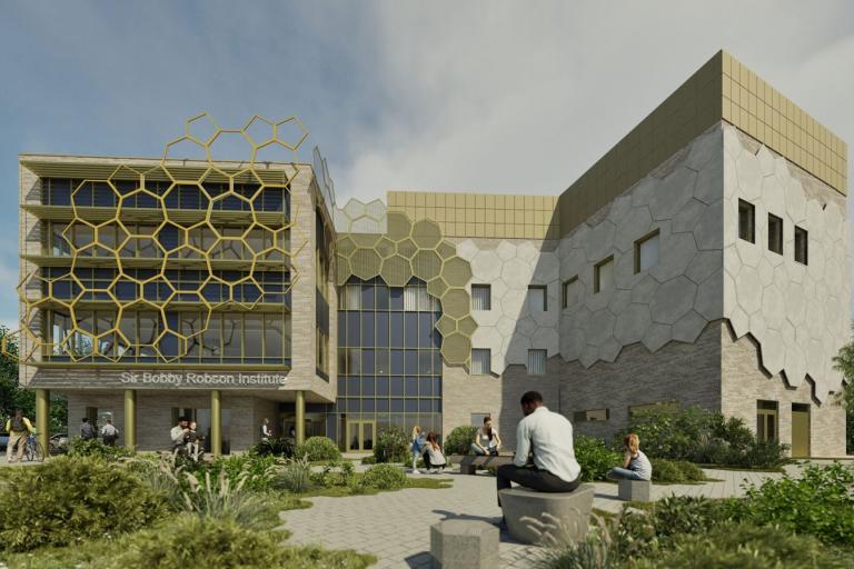 Artist impression of the Sir Bobby Robson Institute 