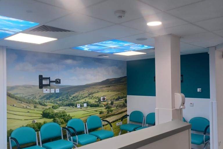 Airedale General Hospital Seating area