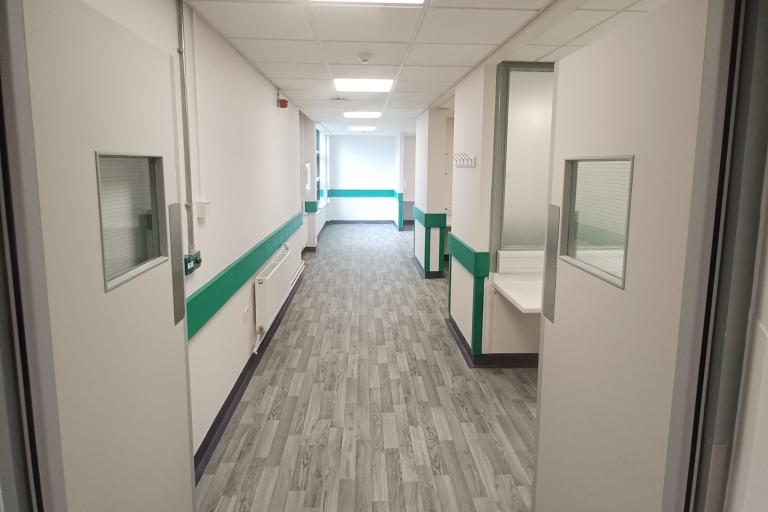 Airedale General Hospital Hallway 