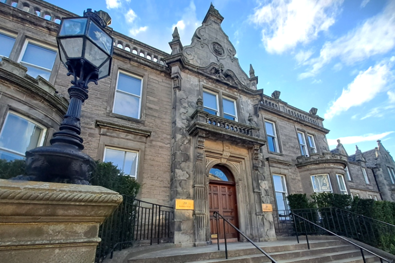 Exterior of Dundas House, 20 Brandon Street, Edinburgh