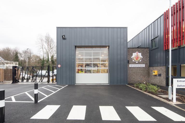 Blackley Fire Station, constructed for Greater Manchester Fire & Rescue Service