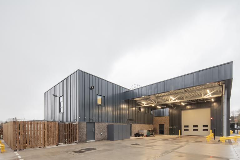 Blackley Fire Station, rear view Greater Manchester Fire & Rescue Service