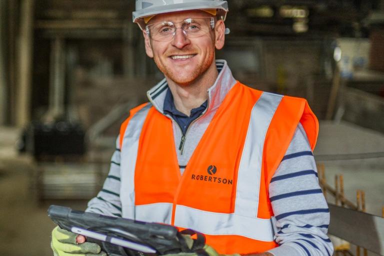 Trainee site manager at Robertson Group