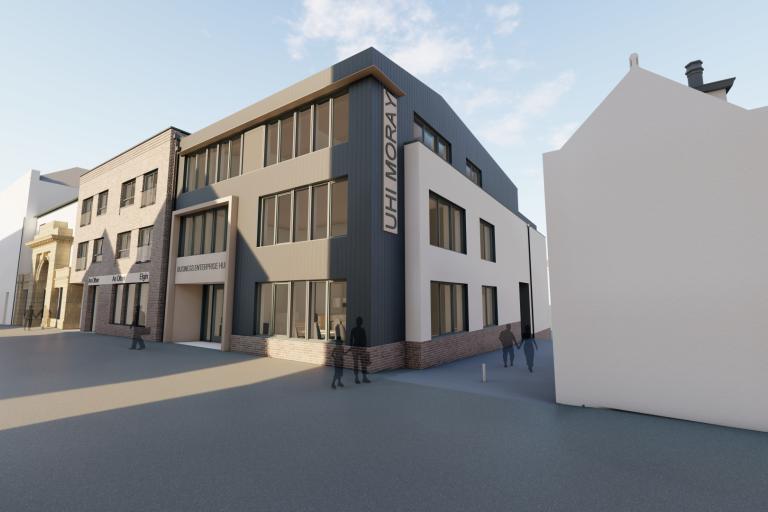 Artist impression of the South Street regeneration project (street view)