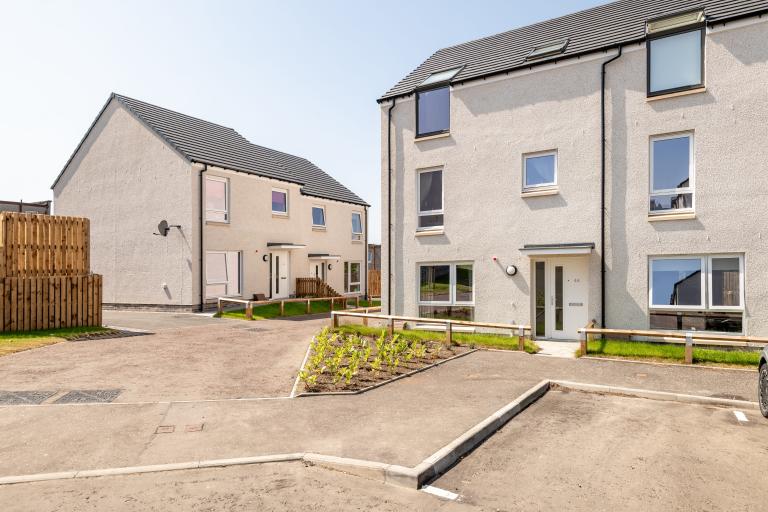 Blacklaw Road development, delivered by Robertson for Fife Council