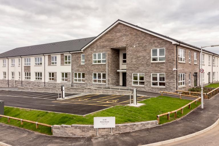 Extra care facility, Minto House, at Lochgelly development in Fife, delivered by Robertson