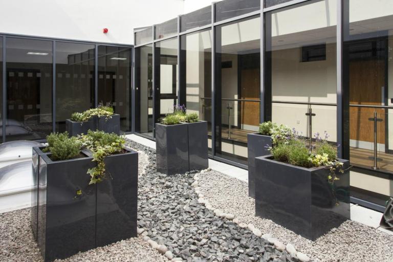  Cockermouth hospital courtyard