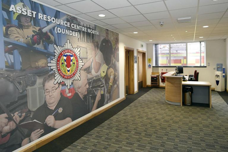 SFRS reception, Dundee