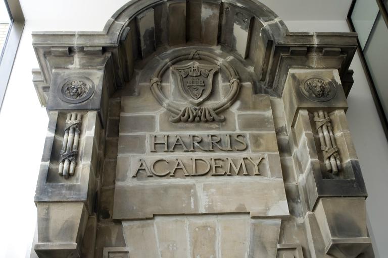 Harris Academy historic portico