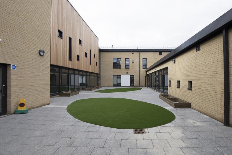Kinross Primary School courtyard