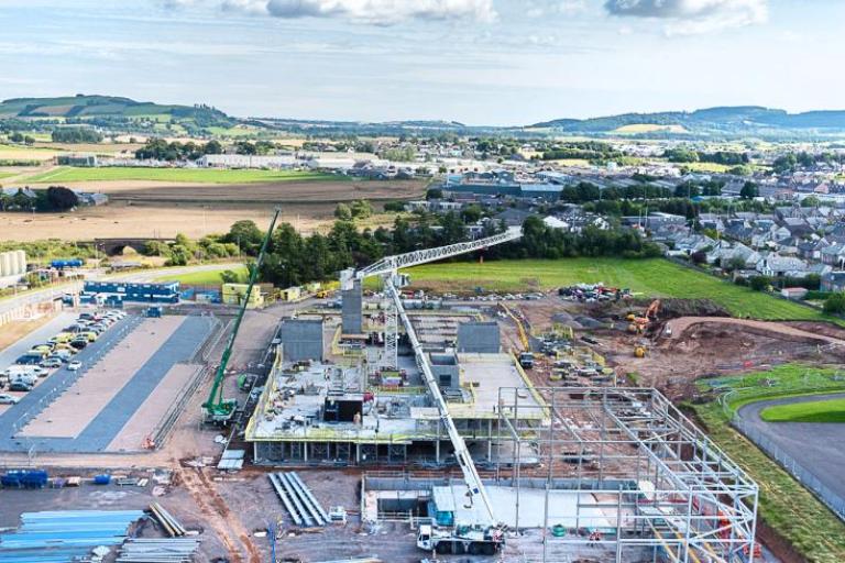 Forfar Community Campus under construction