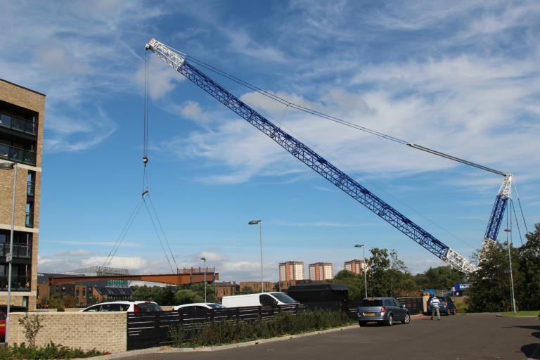 Cuningar Loop bridge lattice crane