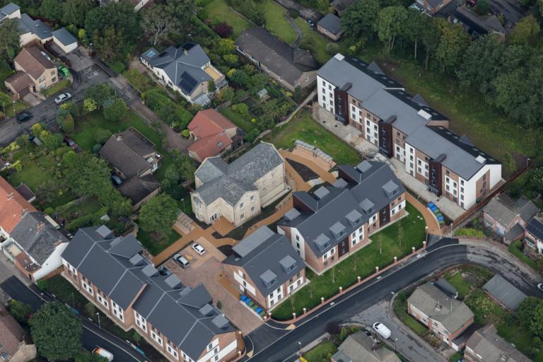 Sensitive urban development around a historic building