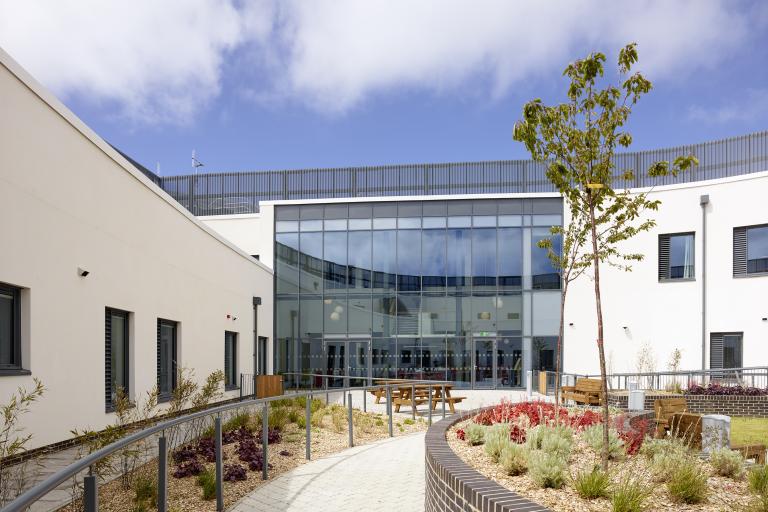 The Balfour, NHS Orkney - courtyard