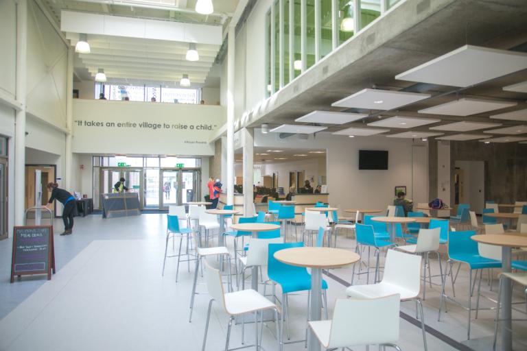 Forfar Community Campus atrium