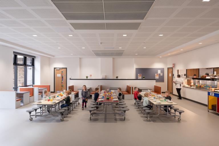 Tullibody South Campus flexible dining hall