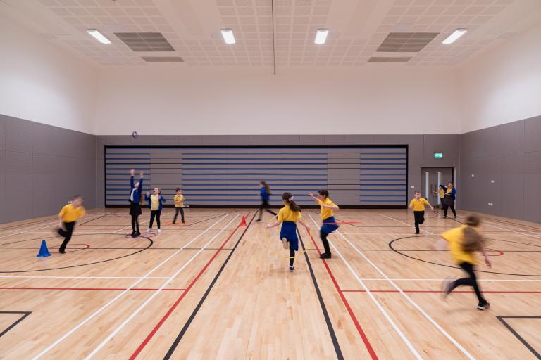 Tullibody South Campus gym hall