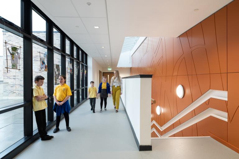 Tullibody South Campus feature staircase