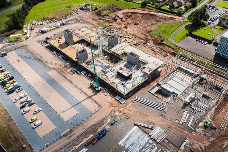 Forfar Community Campus under construction