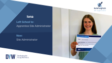 Iona holding no wrong path sign