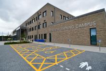 IMage of new high school in Monifieth, Angus