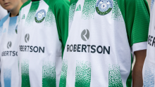 Robertson Construction Tayside has supported Greenfield Academy with new sports kits