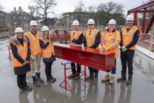 Robertson Group and Dollar Academy at the Futures Institute steel signing