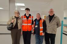 Anna Dickson MP visits Robertson Construction Yorkshire & East Midlands at Airedale General Hospital