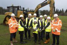 Robertson commences the new Hazlehead Academy Campus