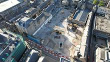 Aerial image of the South Street generation project