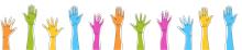 Hands for volunteering