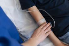 Blood pressure being taken by doctor
