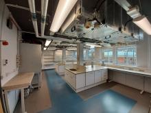 Image of new chemistry lab M&E refurbishments