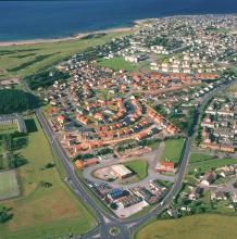 RAF Lossiemouth housing aerial view