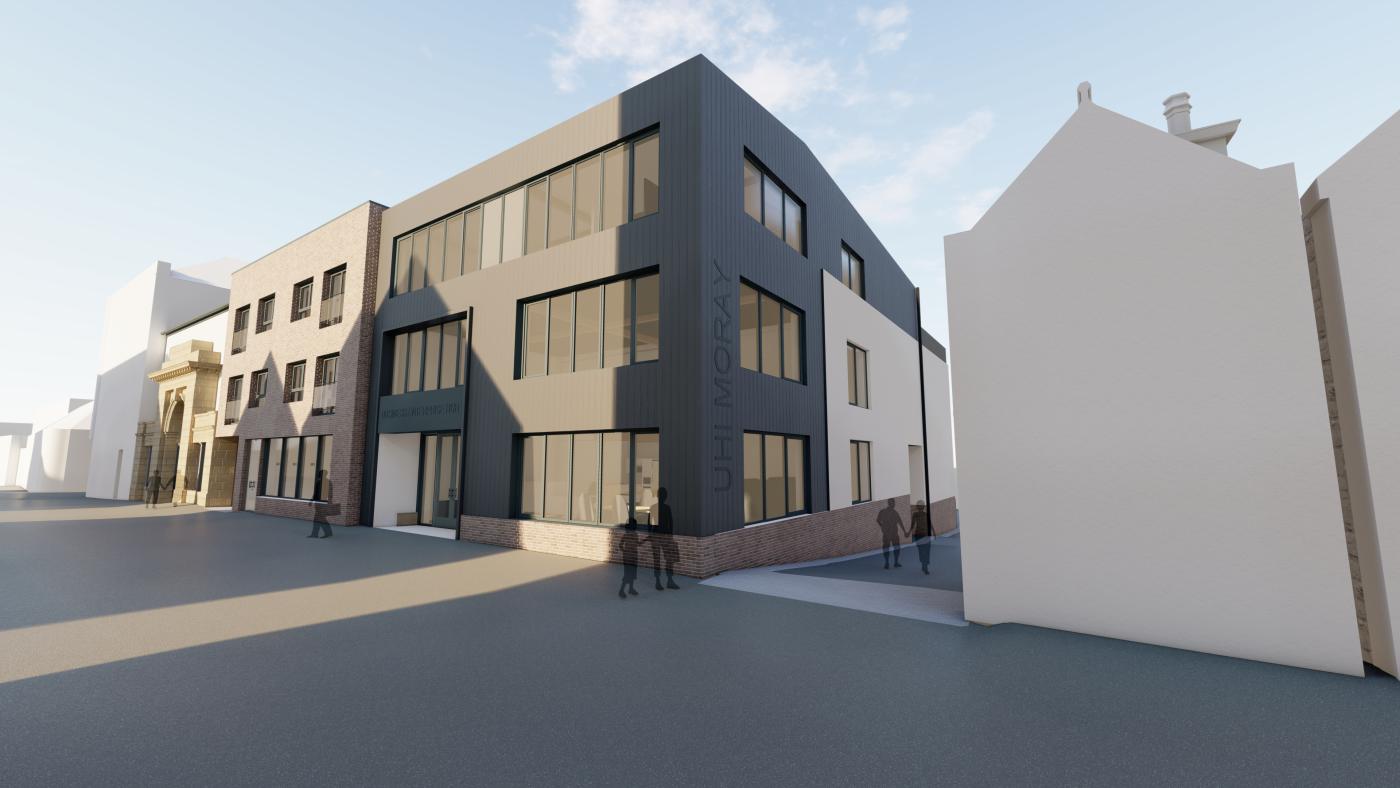 Artist impression of the proposed Business Enterprise Hub on South Street, Elgin