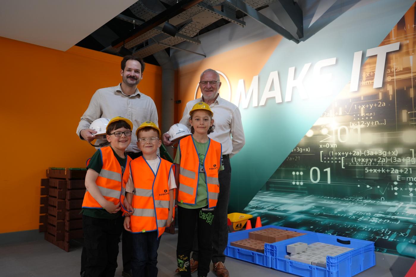 Robertson Construction Eastern at the sponsored construction zone, Aberdeen Science Centre