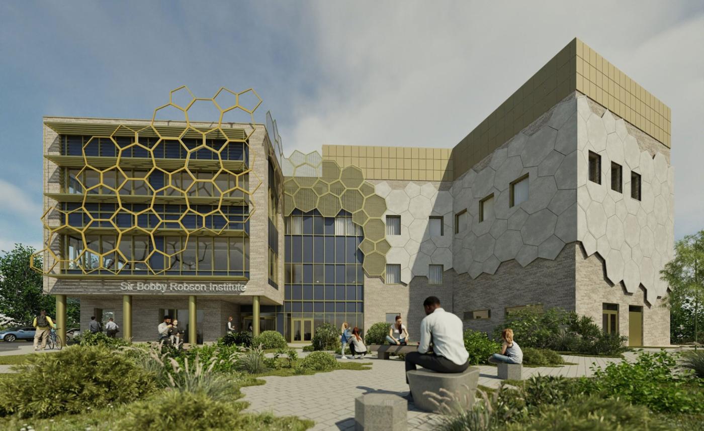 Artist impression of the Sir Bobby Robson Institute 