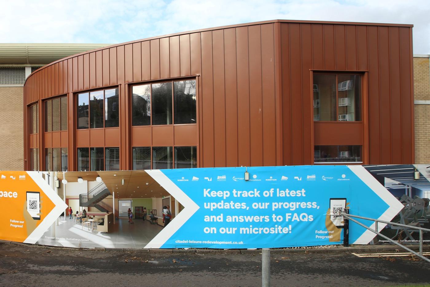 Citadel Leisure Centre - facade completion