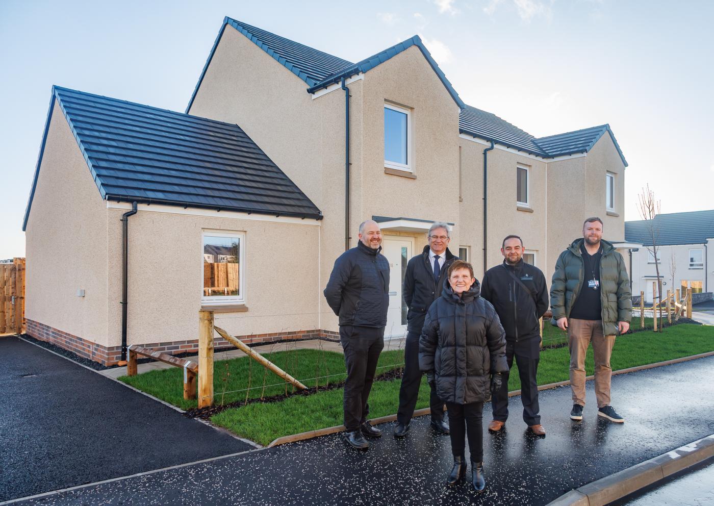 Robertson hands over new homes to Fife Council in Kennoway